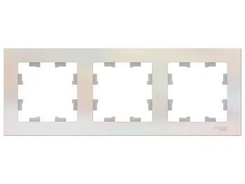 Рамка SCHNEIDER ELECTRIC AtlasDesign ATN000403 жемчуг